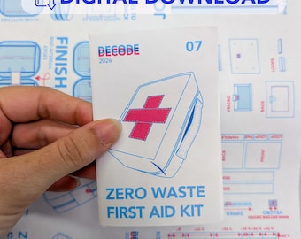 Zero Waste First Aid Kit Pattern | Intermediate Sustainable Zine (Digital Download)