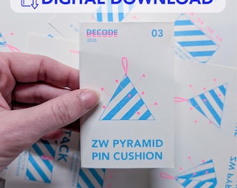 Zero Waste Pincushion Zine Pattern | Beginner Sewing, Sustainable Craft (Digital PDF)