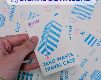 Modello per fanzine da viaggio a zero rifiuti / Fanzine sostenibile per principianti (download digitale)