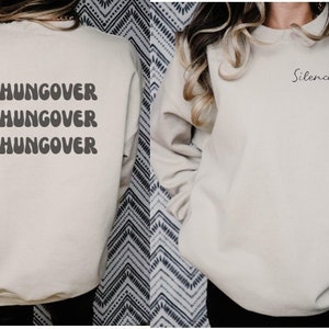 Hangover Hoodie, This is My Hangover Shirt, Hungover Crewneck, Hungover Hoodie, Funny Drinking Hoodie, Bachelorette Party Favor Shirt