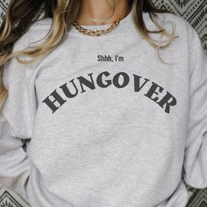Hangover Hoodie, This is My Hangover Shirt, Hungover Crewneck, Hungover Hoodie, Funny Drinking Hoodie, Bachelorette Party Favor Shirt