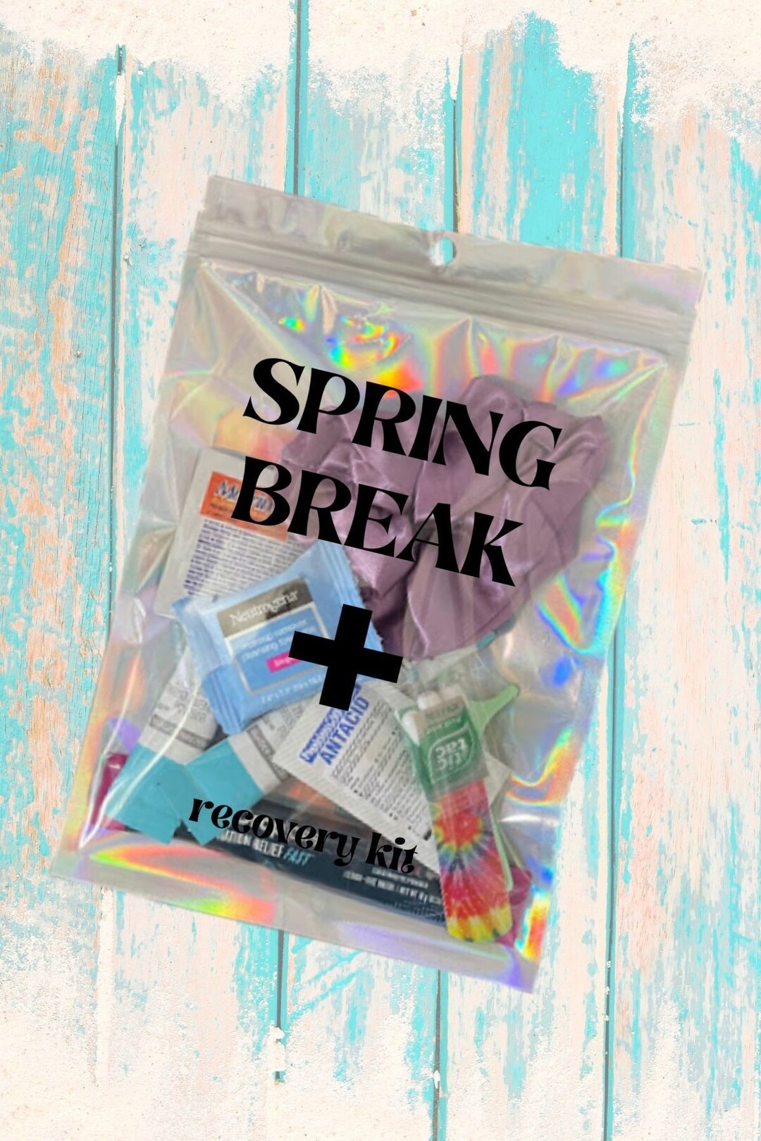 Spring Break Recovery Kit Spring Break, Hangover Kit, Hangover Bag, Hangover Kit With Supplies ...