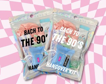 Addio al nubilato anni '90, Bach per gli anni '90, Kit di recupero anni '90, Kit postumi da addio al nubilato anni '90, Tema addio al nubilato anni '90, Festa di addio al nubilato anni Novanta