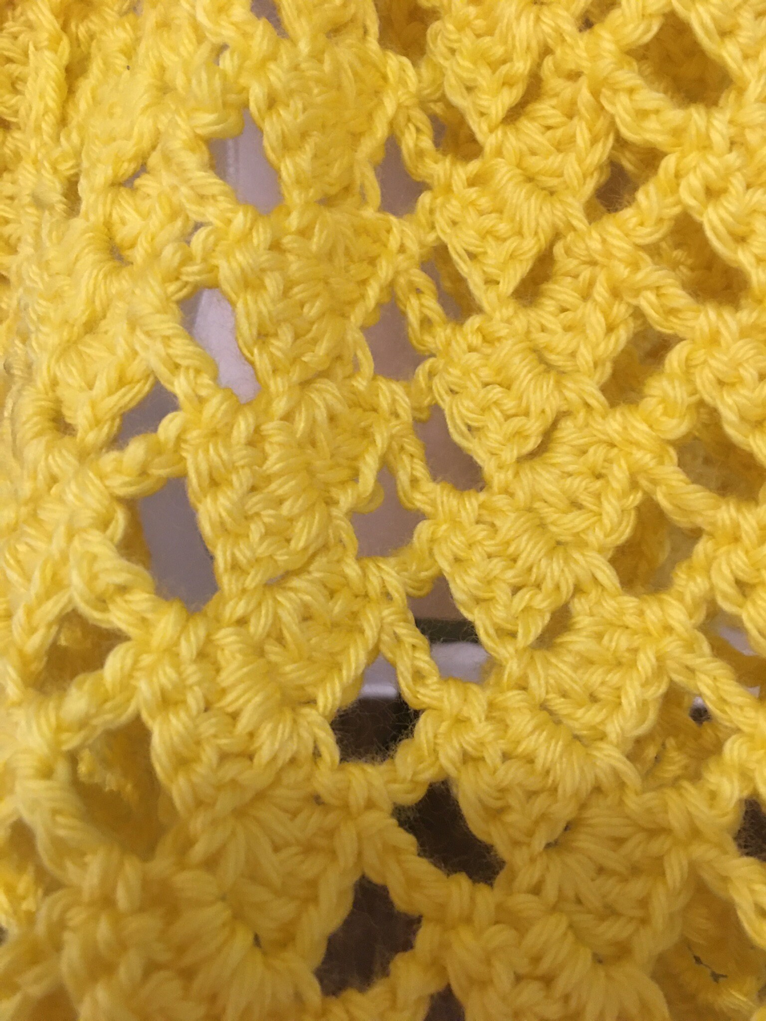 woolen crochet shawl