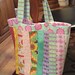 Handmade Quilted Tote Bag: Colorful Patchwork Design - Etsy