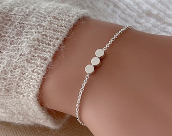 Trois meilleurs amis soeurs de 3 bracelets mère filles bracelets amitié cadeau bracelet collier or argent points meilleurs amis cadeaux