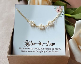 Sister-in-Law Gift Sister in Law Necklace Gift Sister in law birthday gift, Wedding gift Future Sister In Law, Bonus Sister Gift for girls