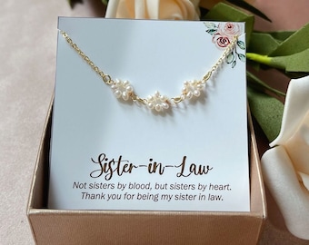 Sister-in-Law Gift Sister in Law Necklace Gift Sister in law birthday gift, Wedding gift Future Sister In Law, Bonus Sister Gift for girls