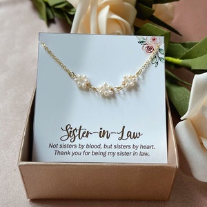 Sister-in-Law Gift Sister in Law Necklace Gift Sister in law birthday gift, Wedding gift Future Sister In Law, Bonus Sister Gift for girls
