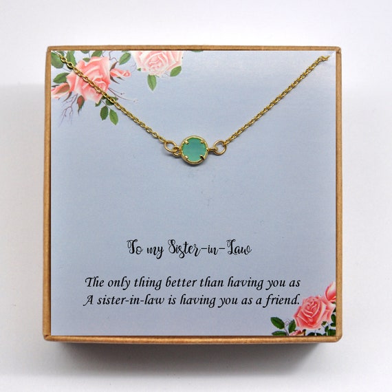 necklace for sister in law