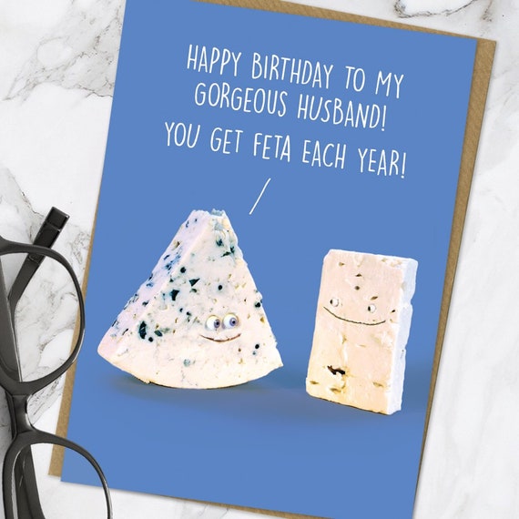 Mari Vous Obtenez Feta Chaque Annee Carte Danniversaire Fr Etsy