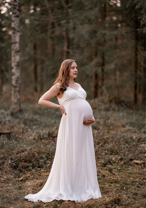 green emerald velvet dress Angel Maternity Roxy Lace Baby Shower Dress