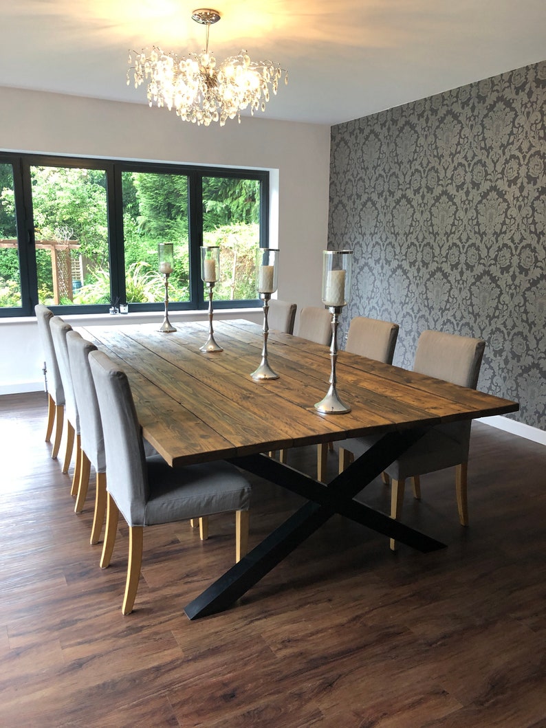 Large Dining Table Made to Measure/ Bespoke Designs Etsy UK