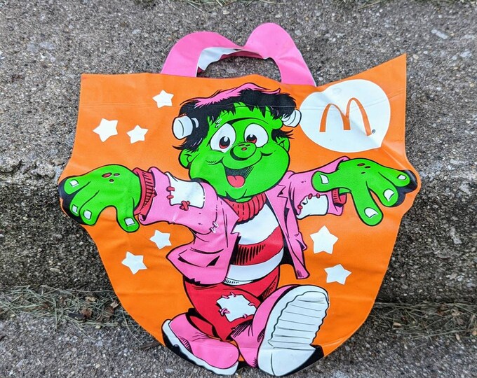 Vintage Mcdonald's Halloween Trick or Treat Bag Etsy
