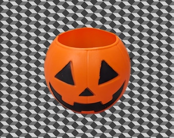 Vintage Plastic Jack O Lantern Plastic