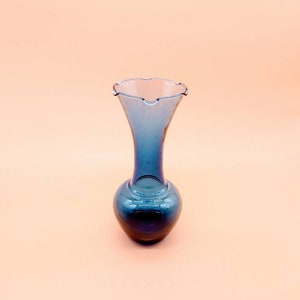 Vintage Cobalt Blue Glass Vase