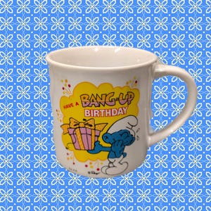 Vintage Smurfs Birthday Mug