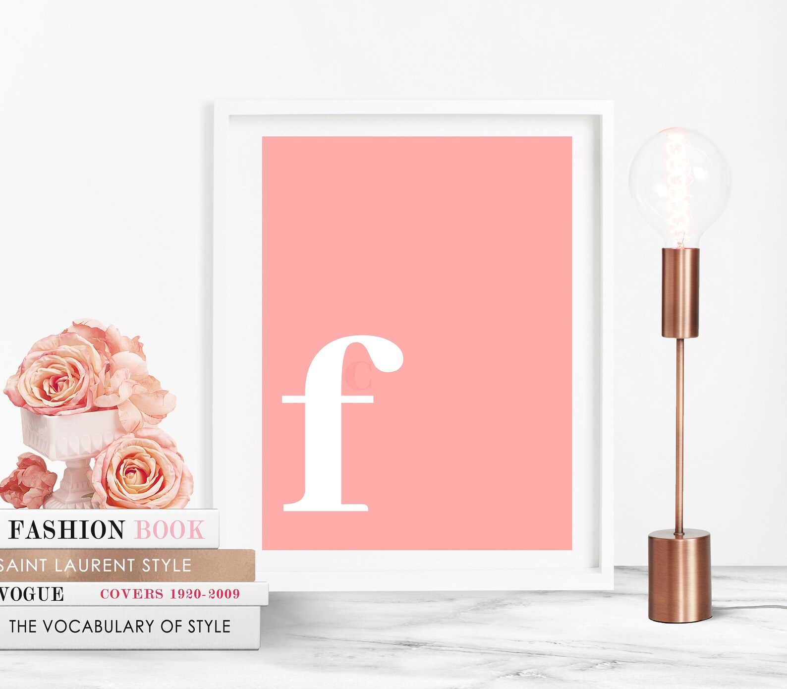Letter F Print Letter F Poster Letter F Wall Art Letter F Etsy