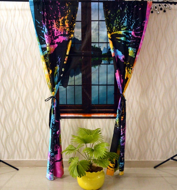 Mandala Curtains Bob Marley Curtains Tab Top Luxury Door Etsy