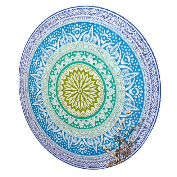 Indian Round Table Cover Tablecloths 72 Inches Hand Indian Round Table Cover, Round Table Method