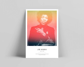 Jimi Hendrix Lyrics Etsy