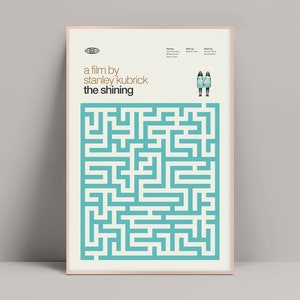 O Iluminado, Pôster Minimalista, Pôster O Iluminado, Impressão O Iluminado, Stanley Kubrick, Jack Nicholson, Quarto 237, Doutor do Sono
