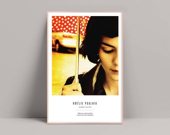Affiche Amelie Poulain Affiche Amelie Audrey Tautou Mathieu Etsy Canada