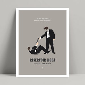 Reservoir Dogs - Minimalist Poster, Reservoir Dogs Poster, Minimalist Print, Quentin Tarantino, Pulp Fiction, Jacky Brown, Kill Bill Poster