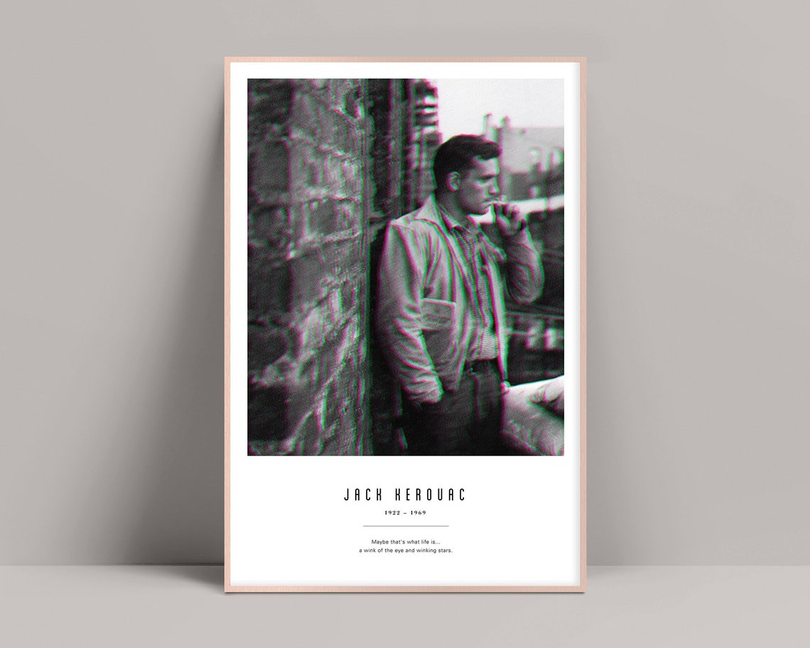 Jack Kerouac Print Jack Kerouac Poster Jack Kerouac Jack - Etsy
