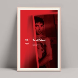 Taxi Driver, Minimalist Poster, Martin Scorsese, Robert De Niro, Jodie Foster, Harvey Keitel, Cybill Shepherd, Goodfellas, Raging Bull