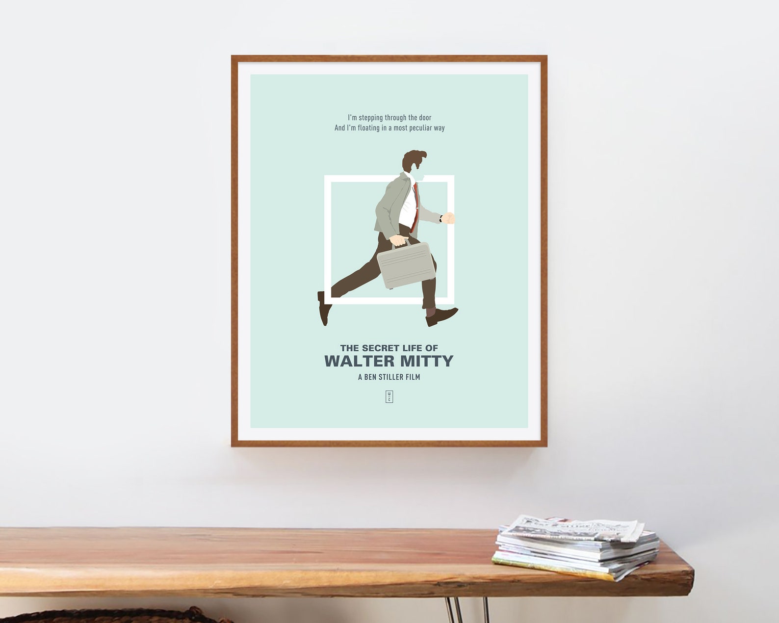 The Secret Life of Walter Mitty Minimalist Poster Walter - Etsy