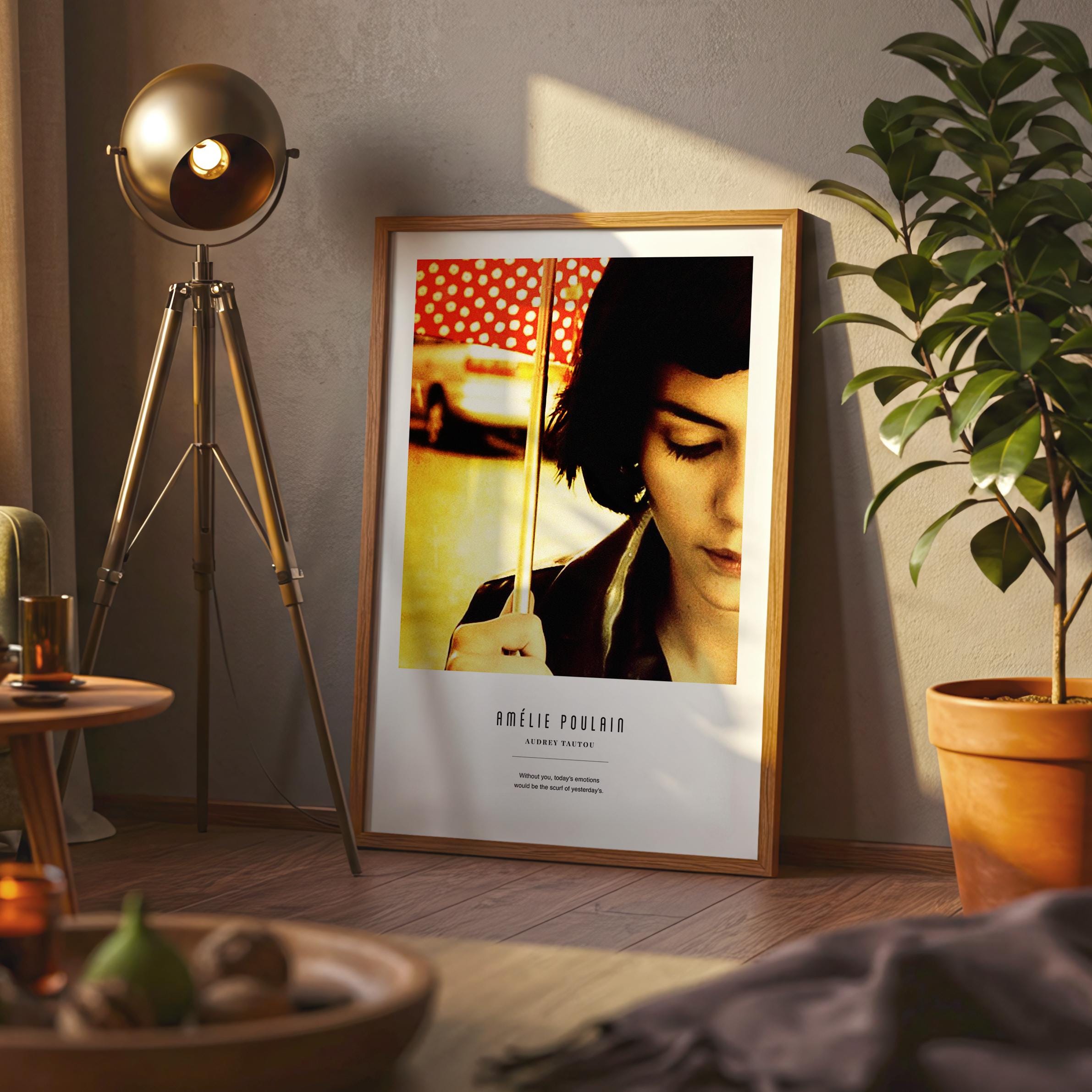 アメリ ポスター - ミニマリスト映画ポスター、ミッド