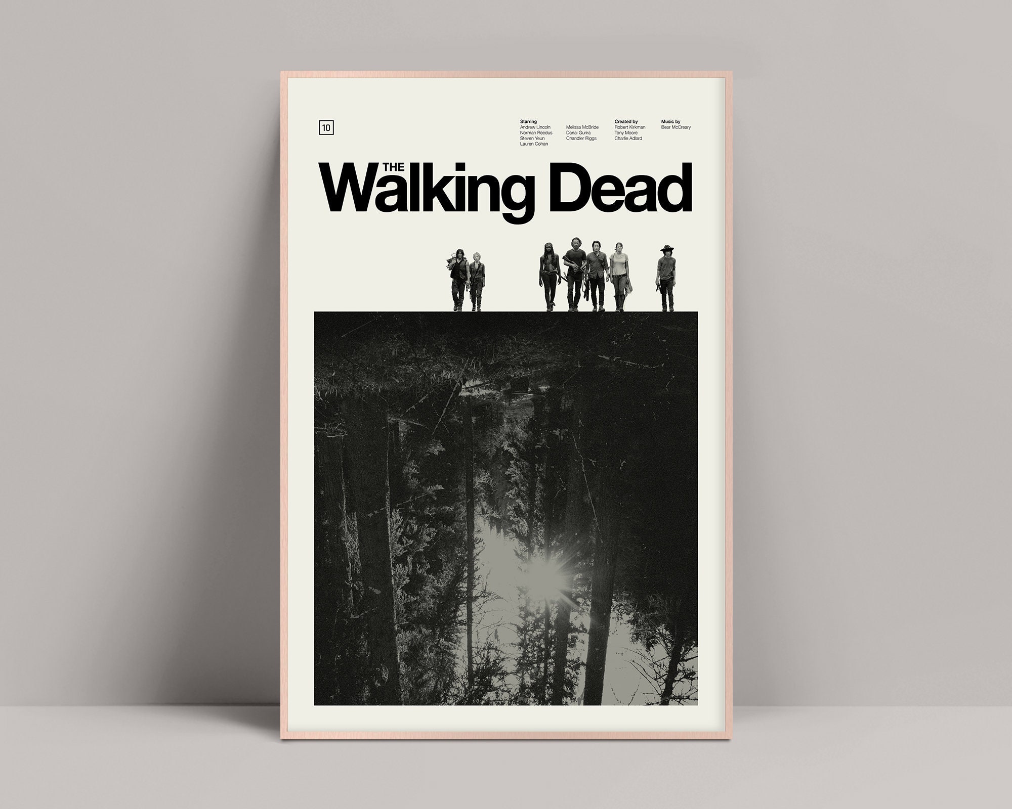 The Walking Dead Season 1 Key Art Premium Satin Poster – The Walking Dead  Shop