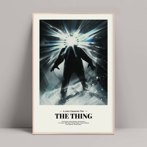 The Thing, The Thing Poster, John Carpenter, Kurt Russell, Halloween Movie, Prince of Darkness, They Live, Escape from New York