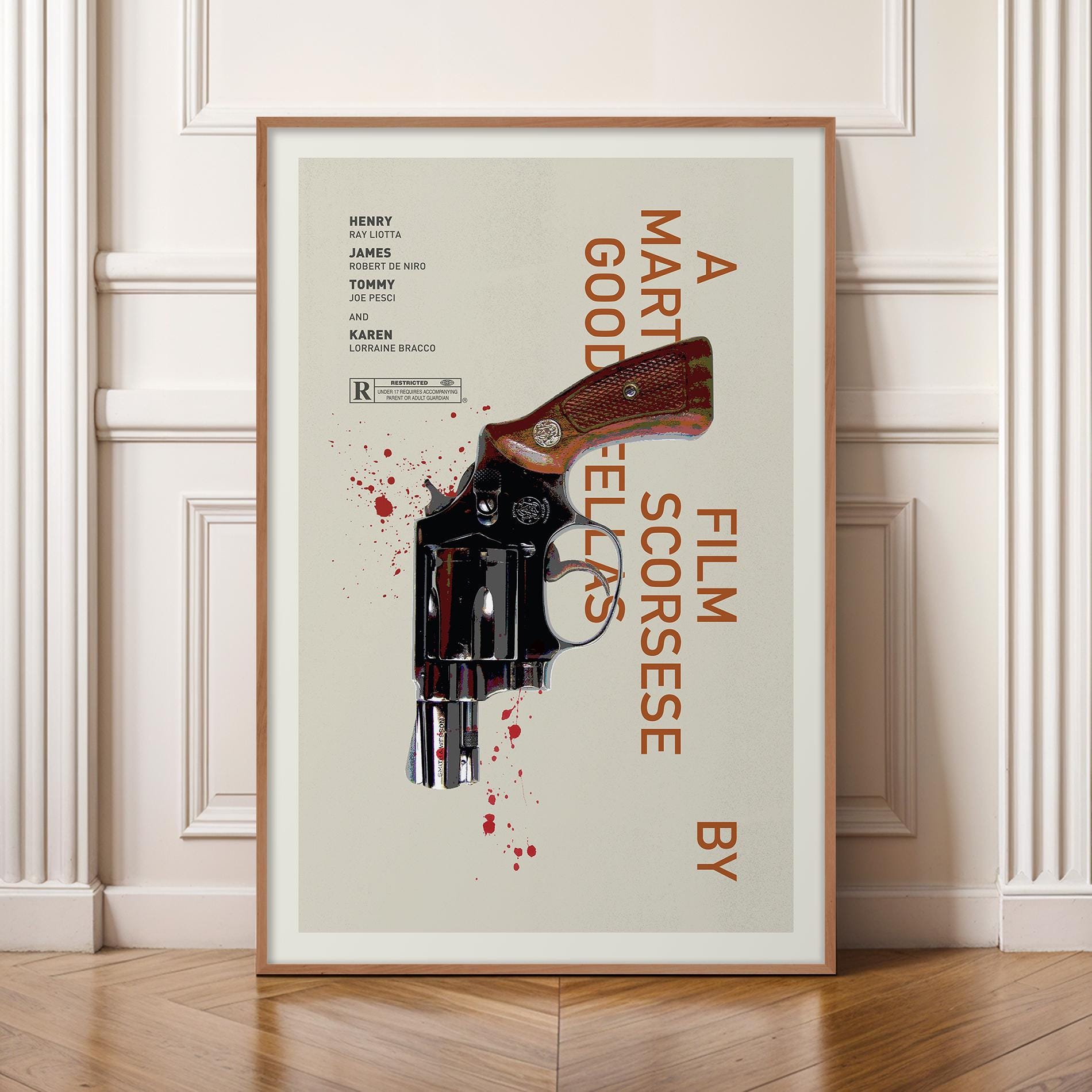 Toile Décorative GoodFellas 50x70 Cm - Poster De Film Martin Scorsese Sans Cadre