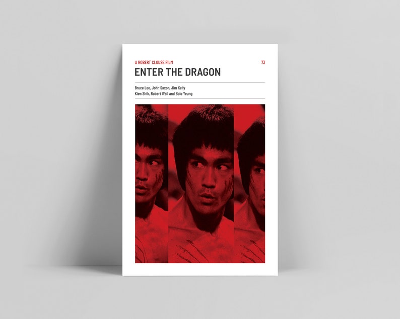 Fist Of Fury Bruce Lee Kung Fu Minimalist Poster The Way Of The Dragon Bruce Lee Print Enter The Dragon Poster Enter The Dragon Print Music Movie Posters Art Collectibles