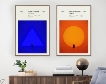 Póster de Blade Runner, Blade Runner, Blade Runner 2049, póster de Blade Runner, Harrison Ford, Rutger Hauer, Ryan Gosling, Ana de Armas