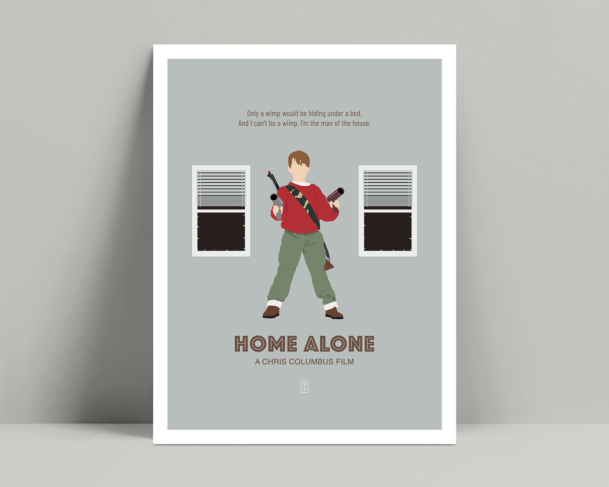 Home Alone - Minimalist Poster, John Hughes Movies, Minimalist Print, Macaulay Culkin, Joe Pesci, Daniel Stern, Ferris Bueller's Day Off
