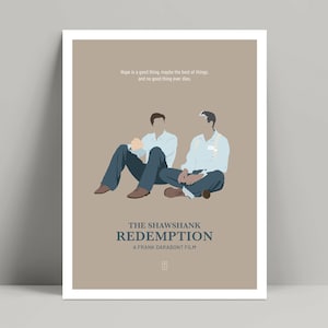 Cashmere - Minimalistisches Poster, Tim Robbins, Morgan Freeman, Green Miles, Fahrende Miss Daisy, Million Dollar Baby, Mystic River