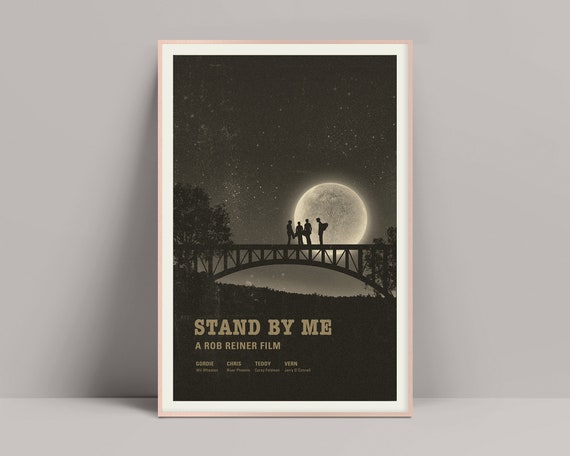 Stand By Me Película Completa En Español Buy Stand by Me Poster Minimalist Poster Stand by Me Print Online in India - Etsy