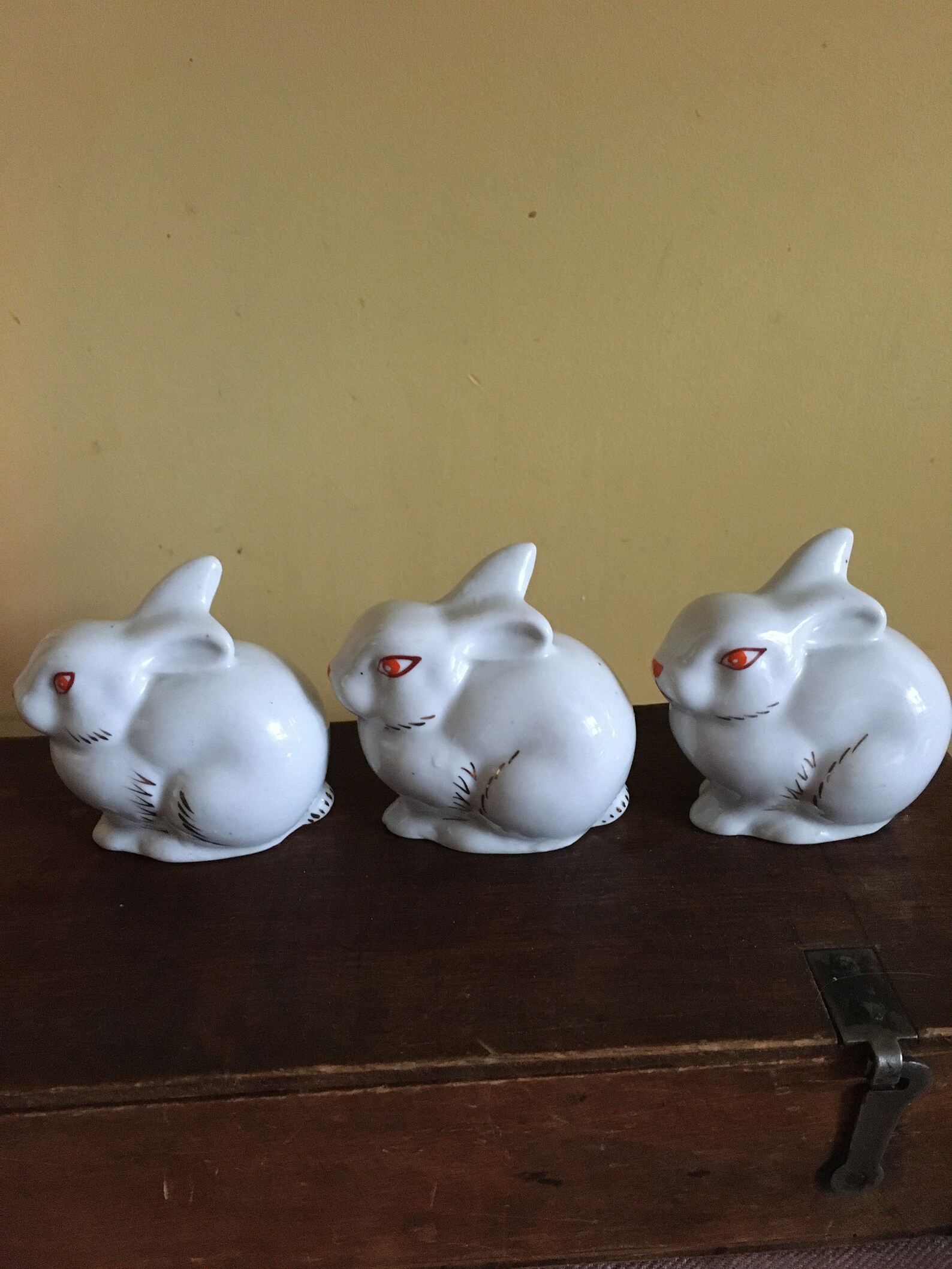 Vintage Porcelain Bunny Rabbit china Figurine Retro Soviet Etsy