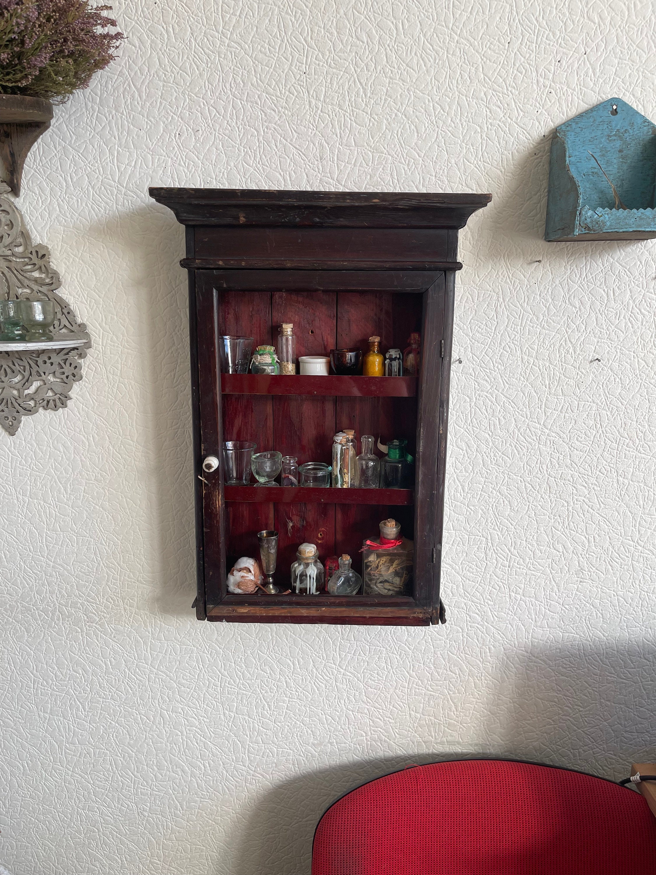 Antique medicine cabinet - Etsy 日本