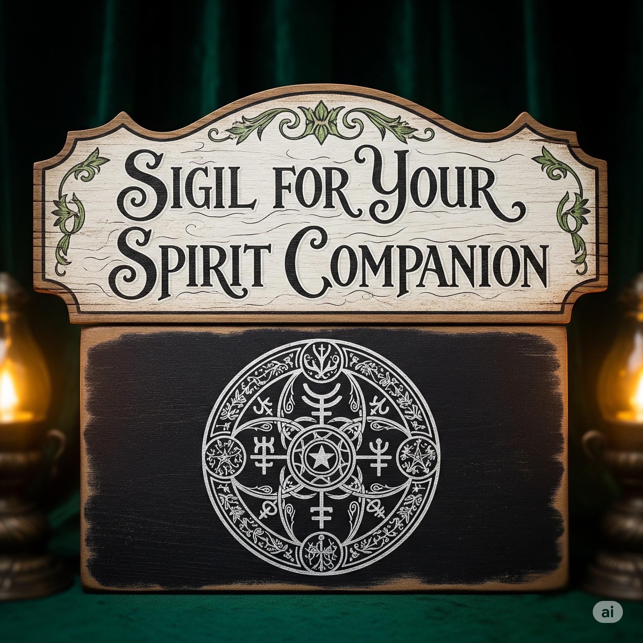 Custom Sigil for Your Spirit Companion - Etsy