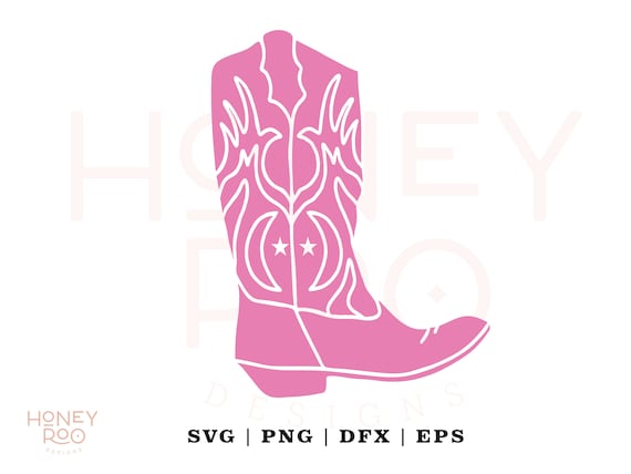 Cowboy Boot Svg Cowgirl Clip Art Cowboy Boot Clipart Disco - Main Image
