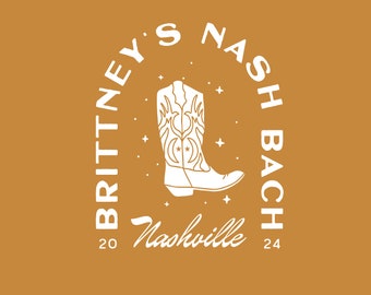 Nashville Bachelorette Party | Custom Bach Party logo | Nashville Bach | Country Bachelorette | Rodeo Bachelorette | Girls Nashville Trip