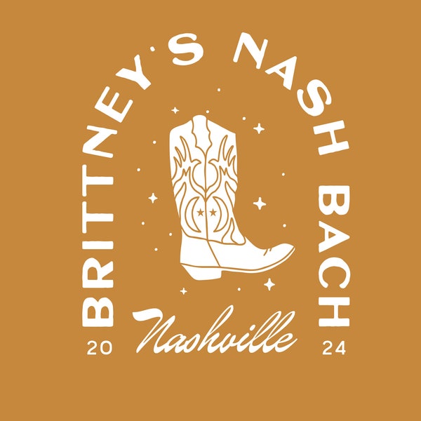 Nashville Bachelorette Party | Custom Bach Party logo | Nashville Bach | Country Bachelorette | Rodeo Bachelorette | Girls Nashville Trip