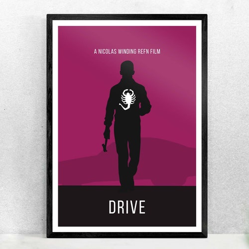 Drive Poster Ryan Gosling Movie Print Home Decor Etsy