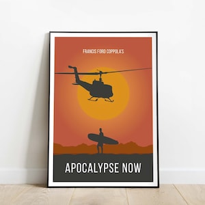 Apocalypse Nu geïnspireerd print minimalistische film poster / print / gift - Francis Ford Coppola&#39;s - kantoren, slaapkamer, slaapzaal kunst aan de muur / decor