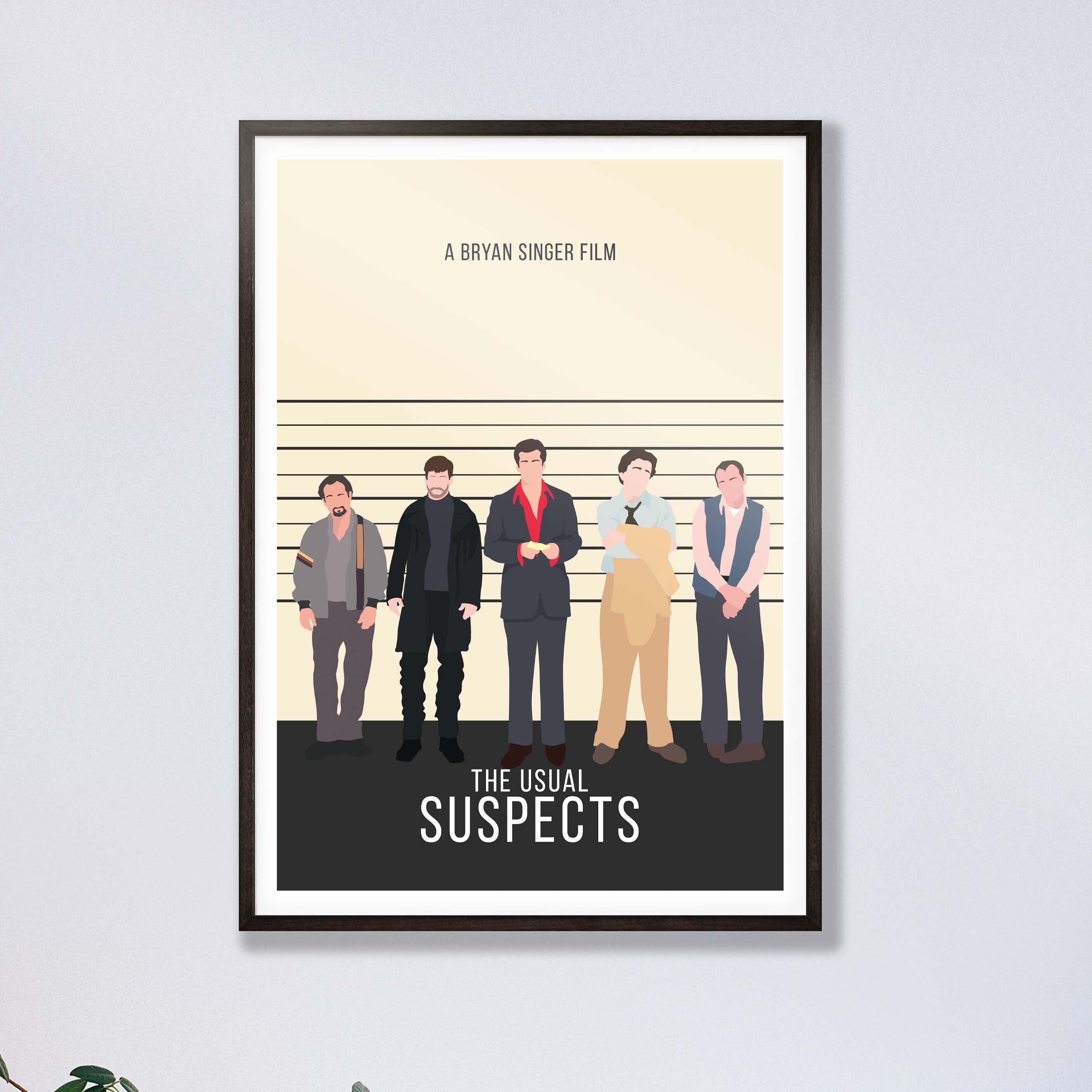 The Usual Suspects blockbuster movie backer Poster 8 X 5.5 Keyser