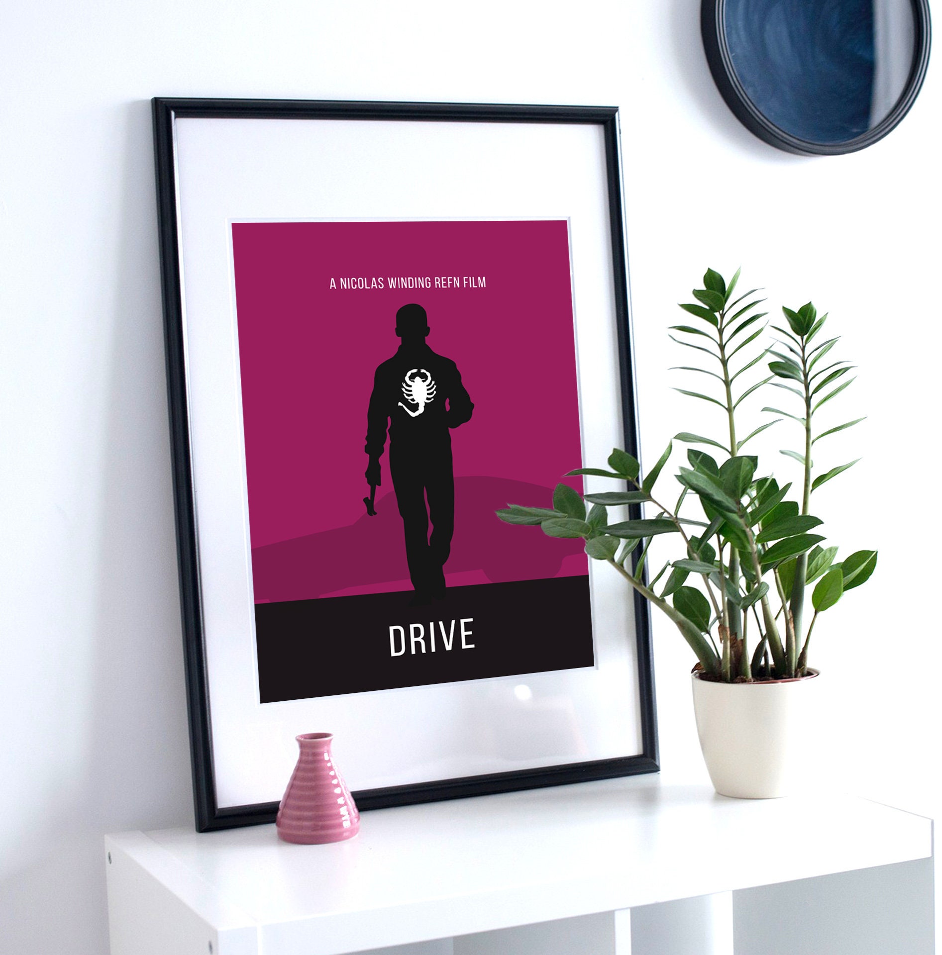 Affiche de film Drive personnalisée Art personnalisé Disponible sous forme  d'affiche, de toile ou uniquement de fichier numérique -  France